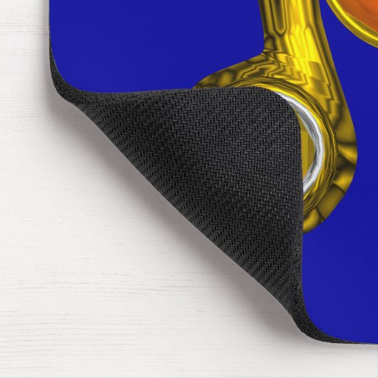 LEO, blau Mousepad (Ecke)