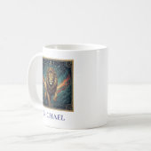 Leo Blue Celestial Zodiac Kaffeetasse (Vorderseite Links)