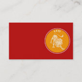 Leo Business Card Visitenkarte (Rückseite)