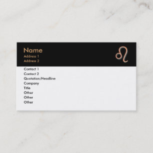 Leo Business Card Visitenkarte