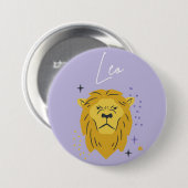 Leo-Button-Anstecker Button (Vorne & Hinten)