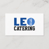 Leo Catering Visitenkarte (Vorderseite)