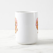 Leo Celestial Zodiac Tasse - Pink Lion Kunst (Mittel)