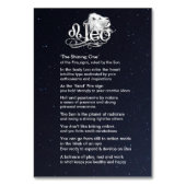 Leo Center-Tischkarte Tischnummer (Rückseite)