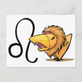 Leo Chicken Postcard Postkarte (Vorderseite)