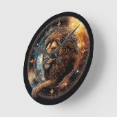 Leo Clock Runde Wanduhr (Winkel)