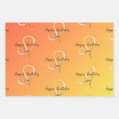 Leo Colorstrolgy Birthday Geschenkpapier Set (Vorderseite 3)
