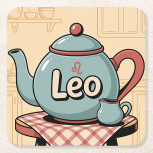 Leo Comic Teapot Untersetzer Set