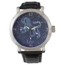 Leo Constellation and Zodiac Sign with Stars