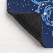 Leo Constellation and Zodiac Sign with Stars Mousepad (Ecke)
