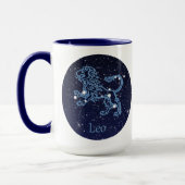 Leo Constellation and Zodiac Sign with Stars Tasse (Links)