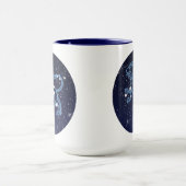 Leo Constellation and Zodiac Sign with Stars Tasse (Zentrum)