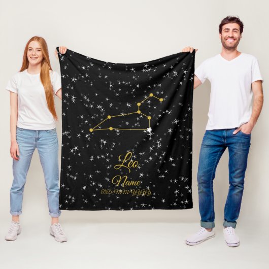 Leo Constellation Fleecedecke (Beispiel)
