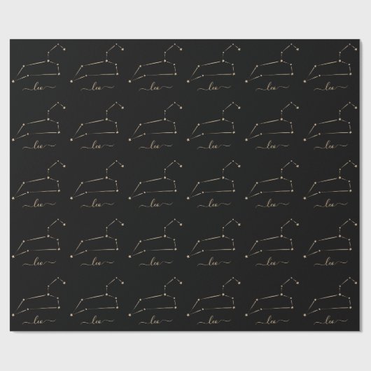 Leo Constellation Geschenkpapier (Flach)