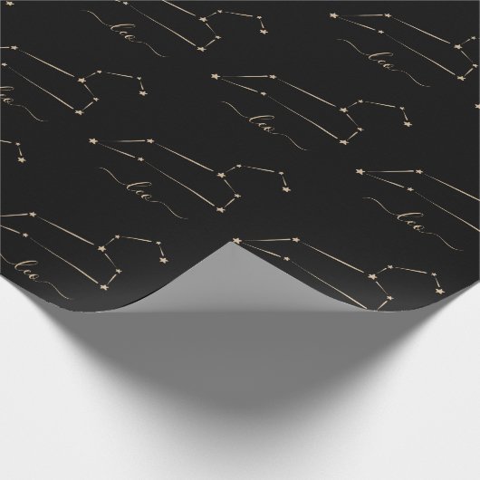 Leo Constellation Geschenkpapier (Ecke)