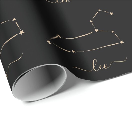Leo Constellation Geschenkpapier (Rolleneckpunkt)