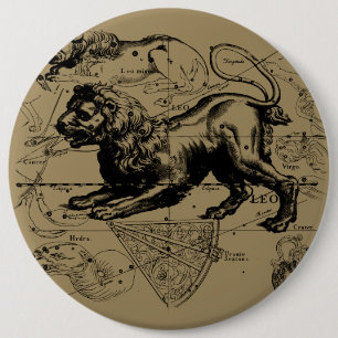 Leo Constellation Hevelius 1690 Juli 23 August 22 Button