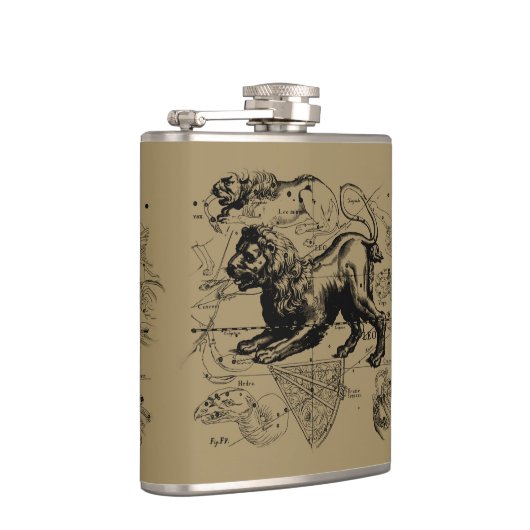 Leo Constellation Hevelius 1690 Juli 23 August 22 Flachmann (Rechts)