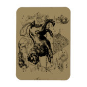 Leo Constellation Hevelius 1690 Juli 23 August 22 Magnet (Vertikal)