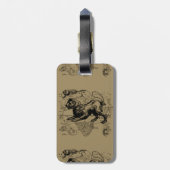 Leo Constellation Hevelius 1690 Juli 23 - August 2 Gepäckanhänger (Rückseite vertikal)