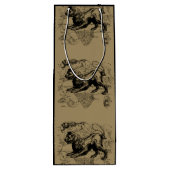 Leo Constellation Hevelius 1690 Juli 23 - August 2 Geschenktüte Für Weinflaschen (Rückseite)