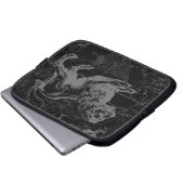 Leo Constellation Hevelius 1690 Juli 23 - August 2 Laptopschutzhülle (Vorne Knopf)