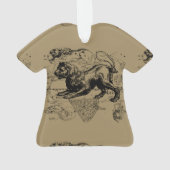 Leo Constellation Hevelius 1690 Juli 23 - August 2 Ornament (Rückseite)