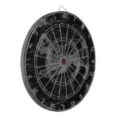 Leo Constellation Hevelius Dekor 1690 Dartscheibe (Vorderseite Links)