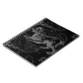 Leo Constellation Hevelius Dekor 1690 Notizblock (Linke Seite)