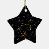 Leo Constellation Keramik Ornament (Rechts)
