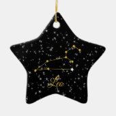 Leo Constellation Keramik Ornament (Vorne)