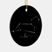 Leo Constellation Keramik Ornament (Rechts)