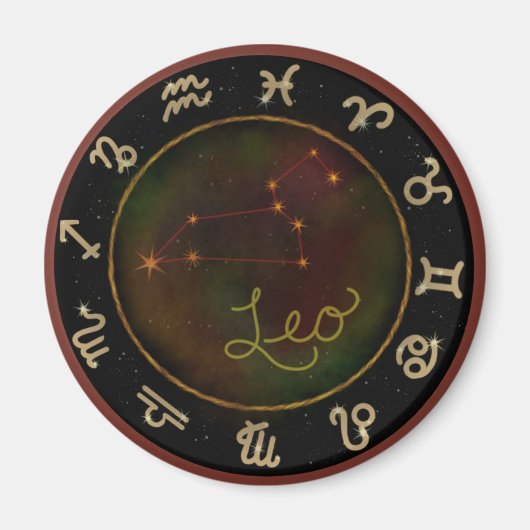 Leo Constellation Magnet (Vorne)