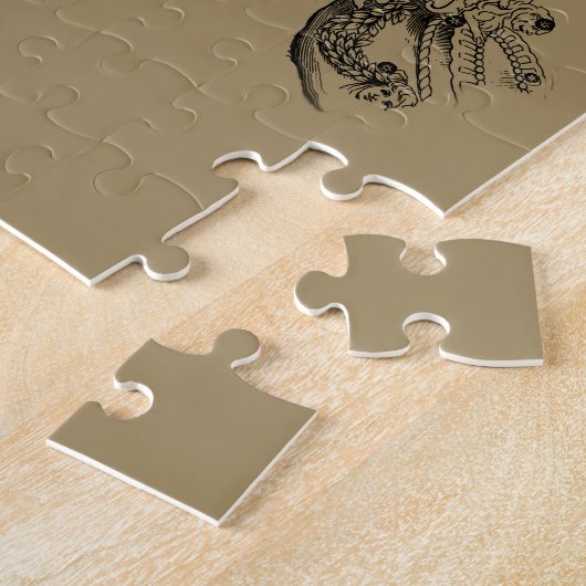 Leo Constellation Map Hevelius circa 1690 Puzzle (Seite)