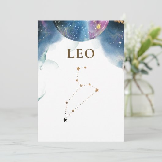 Leo Constellation, Tischnummer des Himalaya (Stehend Vorderseite)
