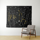 Leo Constellation Wandteppich (Beispiel (Horizontal))