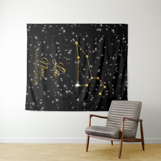 Leo Constellation Wandteppich (Beispiel (Horizontal))