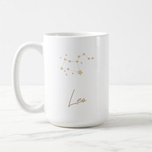 Leo Constellation Zodiac Kaffeetasse (Links)