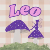 Leo Cotattcore Aesthetic Fairy Mushroom Art Aufkleber (Vorderseite)