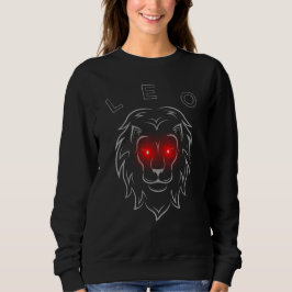 Leo Dark Astrologie | Minimaler Okkulter Zodiakus Sweatshirt