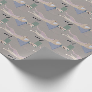 Leo, das Greyhound Wrapping Paper 30X6' Geschenkpapier