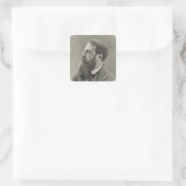 Leo Delibes Quadratischer Aufkleber (Tasche)