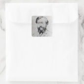 Leo Delibes Quadratischer Aufkleber (Tasche)