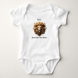 Leo der Löwe: Feuerzeichen des Zodiak Baby Strampler