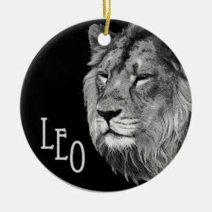 Leo der Löwe Keramikornament