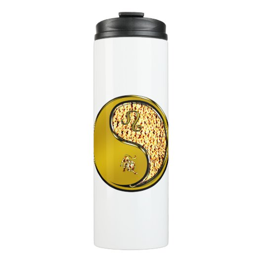 Leo der Löwe Thermosbecher (Vorderseite)