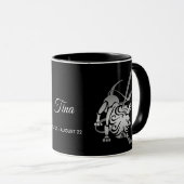 Leo ♌ der Löwe - Zodiac-Zeichen Tasse (VorderseiteRechts)