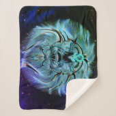 Leo der Löwe zodiakischer Decke Sherpadecke (Vorderseite)