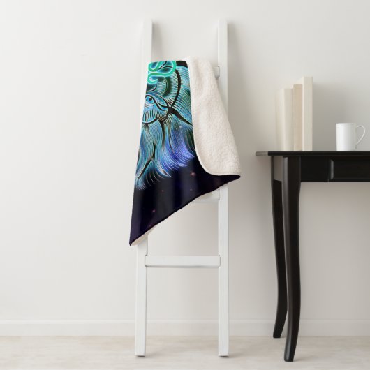 Leo der Löwe zodiakischer Decke Sherpadecke (Beispiel)