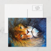 Leo, der Löwenstar. Postkarte (Vorne/Hinten)